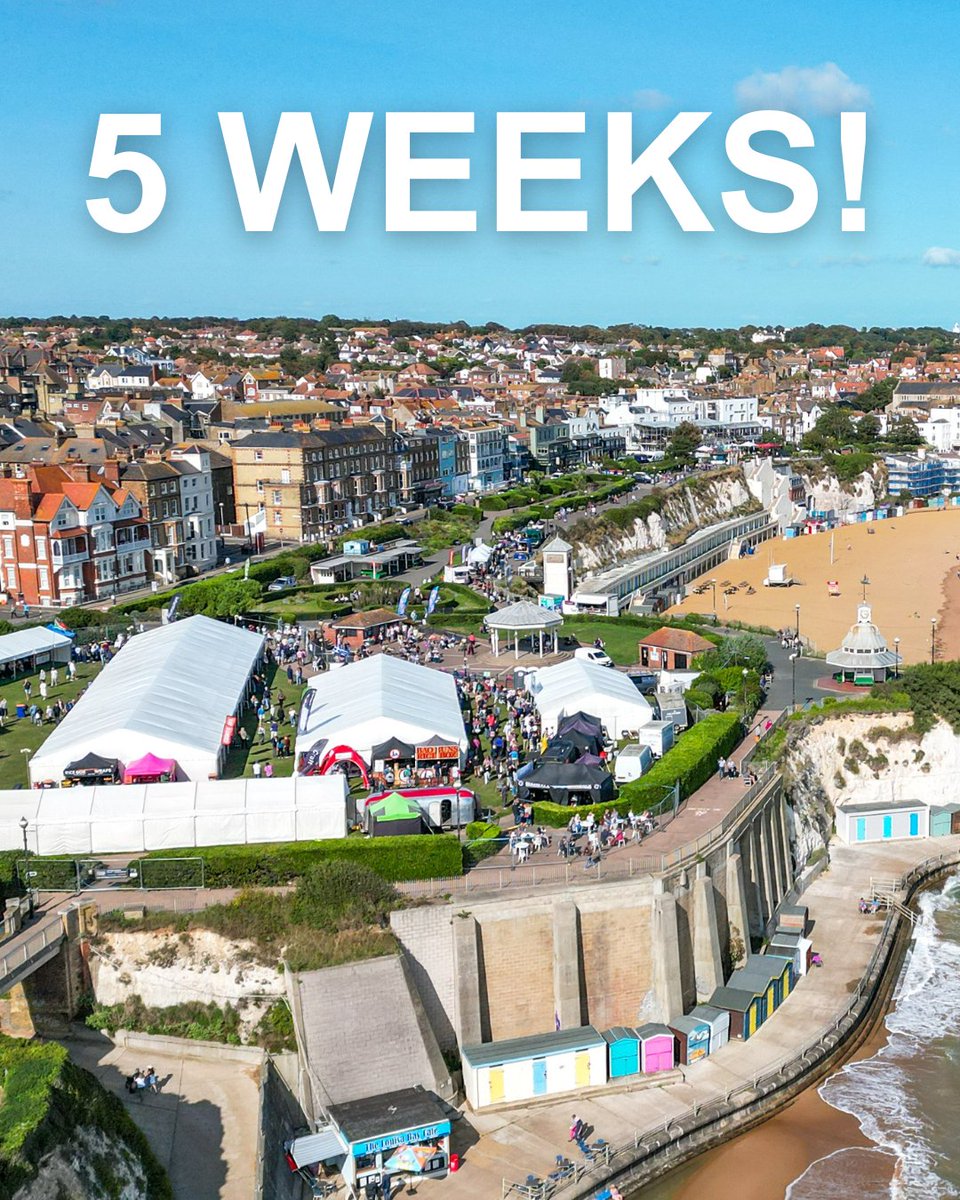 Only 5 weeks to go until the doors open on another Autumn Broadstairs Food Festival 😎

#broadstairsfoodfestival #broadstairs #margate #ramsgate #kent