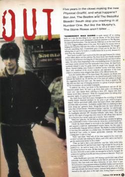 sosallycinnamon's tweet photo. The Stone Roses, Vox Magazine, 1995 🧵 https://t.co/SoAOImZqCj