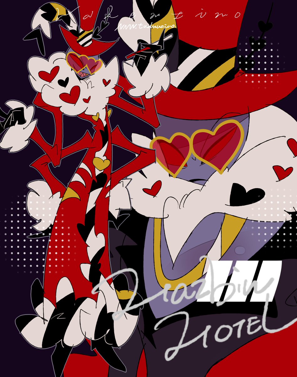 「#HazbinHotelValentino ヴァレンティノ 」|ただのイラスト