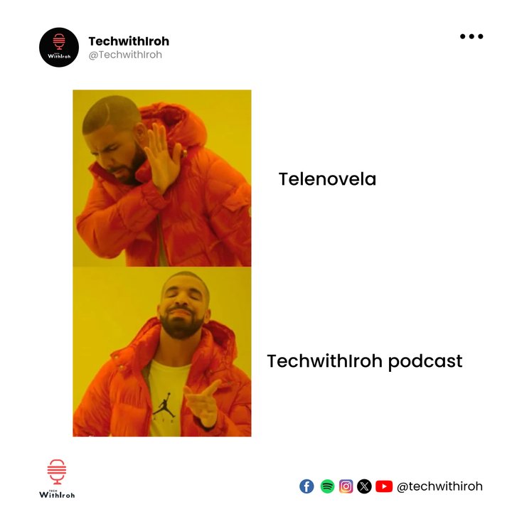 TechwithIroh's tweet photo. Your Surest Tech Podcast ๐ฅ๐ฅ๐ฅ
Techwithiroh Podcast is here for you
.
.
Do well to subscribe to our YouTube Channel
#tech #techie #techinnovator #techwithus #techcommunity #techwithirohpodcast https://t.co/EScsmSVJ1w