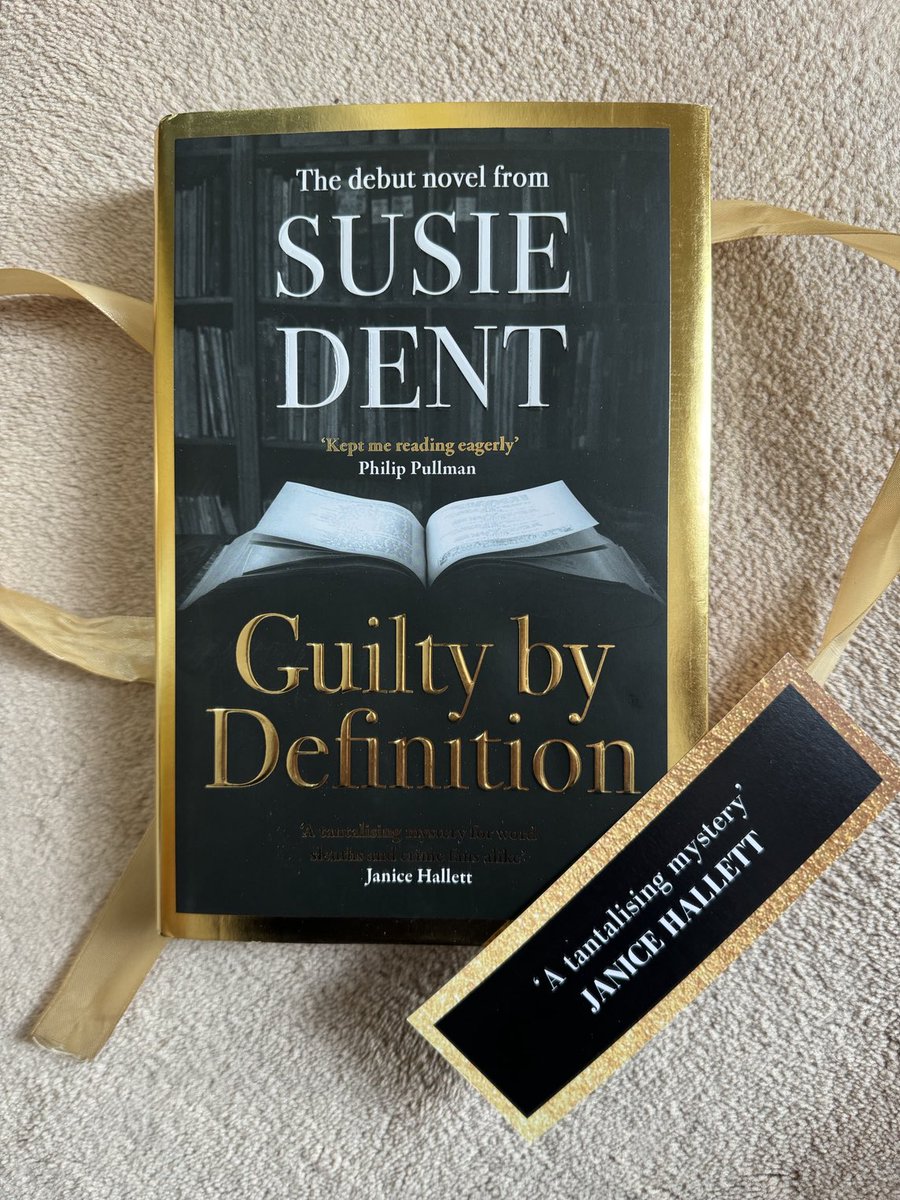 JaniceHallett's tweet photo. Gasp! ๐ฑ Friday #bookpost is this truly stunning finished edition of #GuiltyByDefinition by โฆthe peerless @susie_dentโฉ ๐คฉ so proud to be quoted on the shiny gold cover of this fabulous book ๐ต๏ธโโ๏ธ๐ Thank you โฆ@bonnierbooks_ukโฉ ๐ https://t.co/IyP15Xh8jt