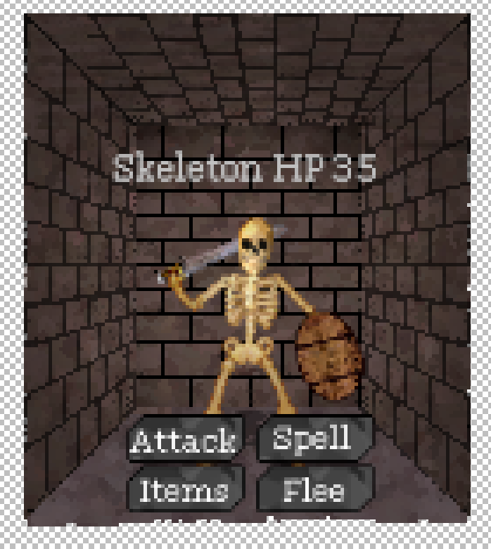 EmmanuelArtGame's tweet photo. Je tente de nouvelles expériences
#pixelart #skeleton #donjon https://t.co/9FJHf1iuFr