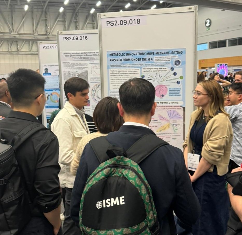 Thank you #isme19 for having me, I enjoyed sharing my work on Methanoperedens archaea and their metabolic and functional divergence from related ANME