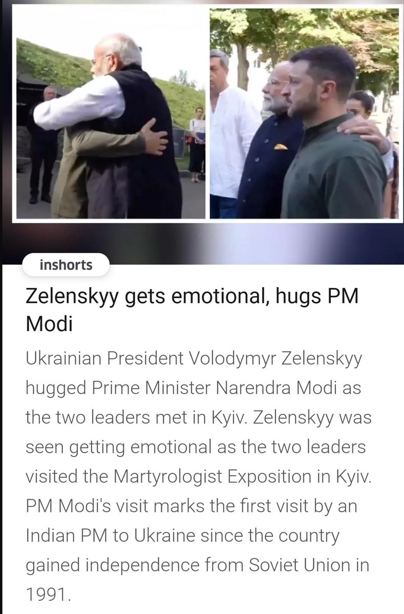 _chandanmishra_'s tweet photo. कुछ भी हो...दम तो है 🔥🔥🙏🏻
#ModiInPoland
#UkraineRussiaWar️️
#modiinukraine https://t.co/Rf1QiNdrzV