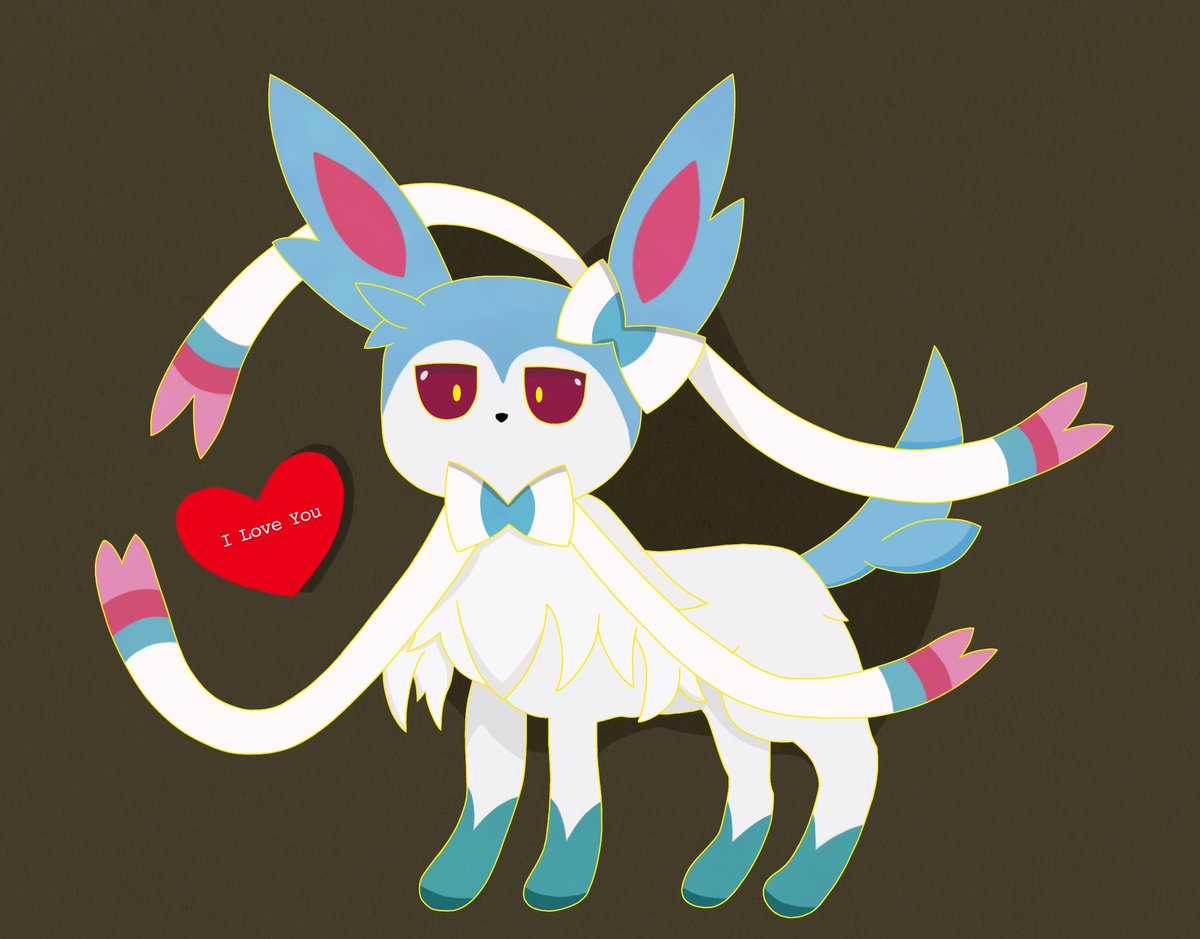 egakune_iro's tweet photo. 𝙻𝚘𝚟𝚎 𝚈𝚘𝚞♥
#Sylveon  #ニンフィア 
#Pokemonfanart 
#ポケモンイラスト https://t.co/LESnhynMLR