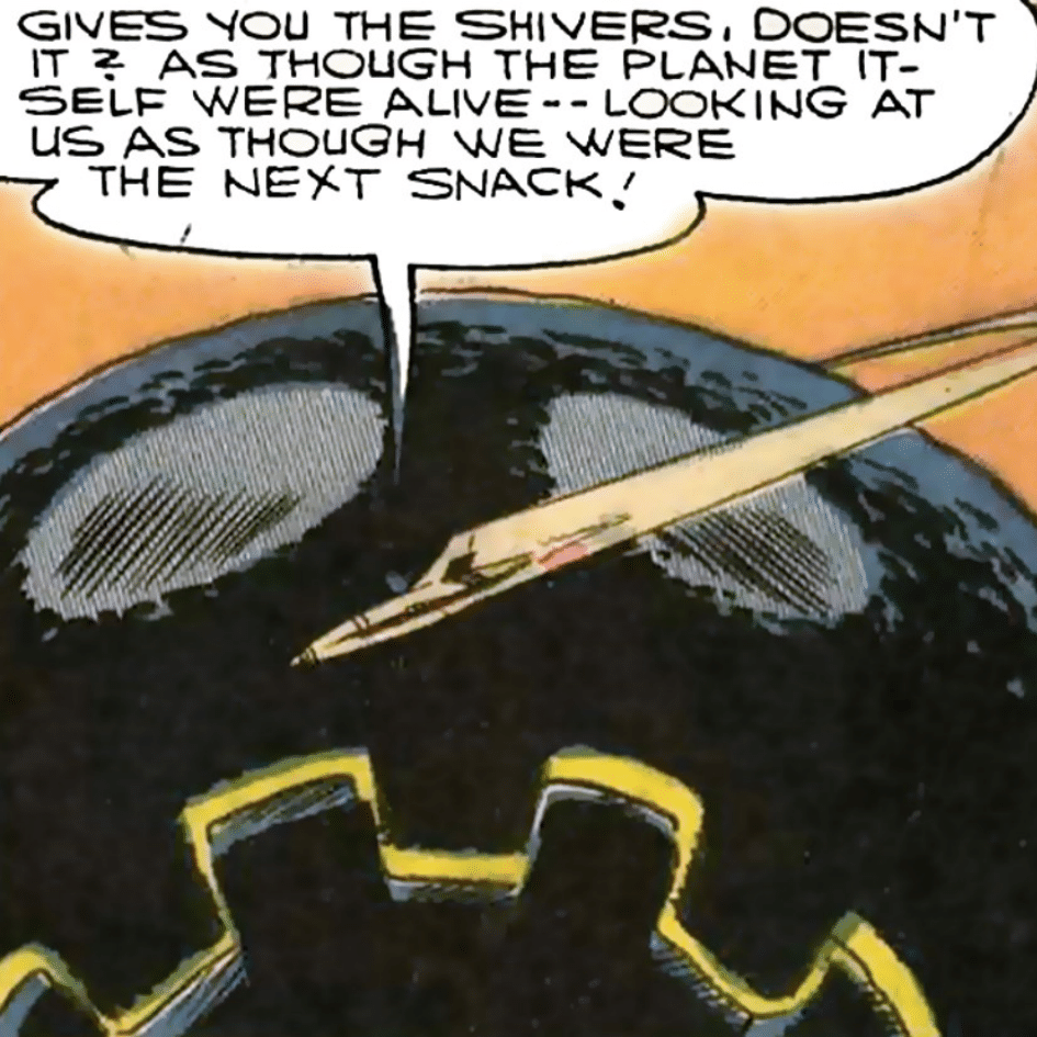PeterPanComics's tweet photo. A tense moment from Ditko's classic 'Mystery Planet'.
Read it for free at https://t.co/SNJFu8Ds65, along with many other webcomics and cosplay features.
#steveditko #planetkiller #deathstar #chainchomp #scifi #sciencefiction #classicscifi #comics #classicomics https://t.co/xHLOnLt8nP
