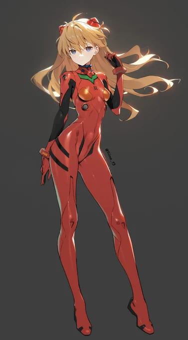 昔描いたアスカたち
