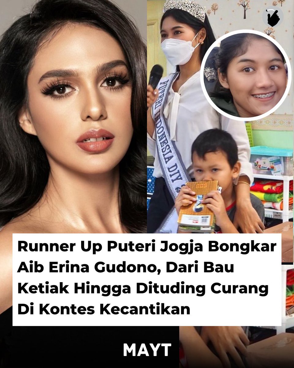 Rexthatch's tweet image. Ringkasan Curhat-an Runner Up Puteri Jogja Bongkar Aib Erina Gudono, Dari Bau Ketek Hingga Dituding Curang di Kontes Kecantikan 

- a threads -