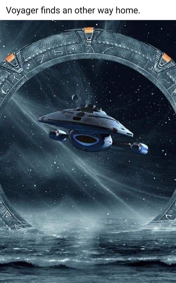 Voyager finds another way home..