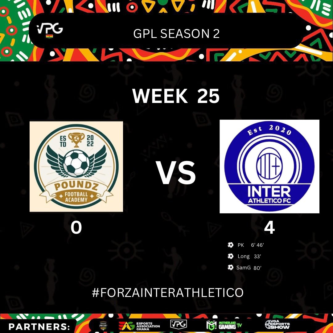 AthleticoFC_GH's tweet photo. Inter Athletico don scatter @PoundzFc wototowoto for dema own turf . Dem don pound them pass pounded yam even as Poundz FC don get 34 players for dema team. After the game the captain for Inter Athletico don ask the entire Poundz FC say Inter Na Your Mateeeeeee??? https://t.co/72hZoxBeUK