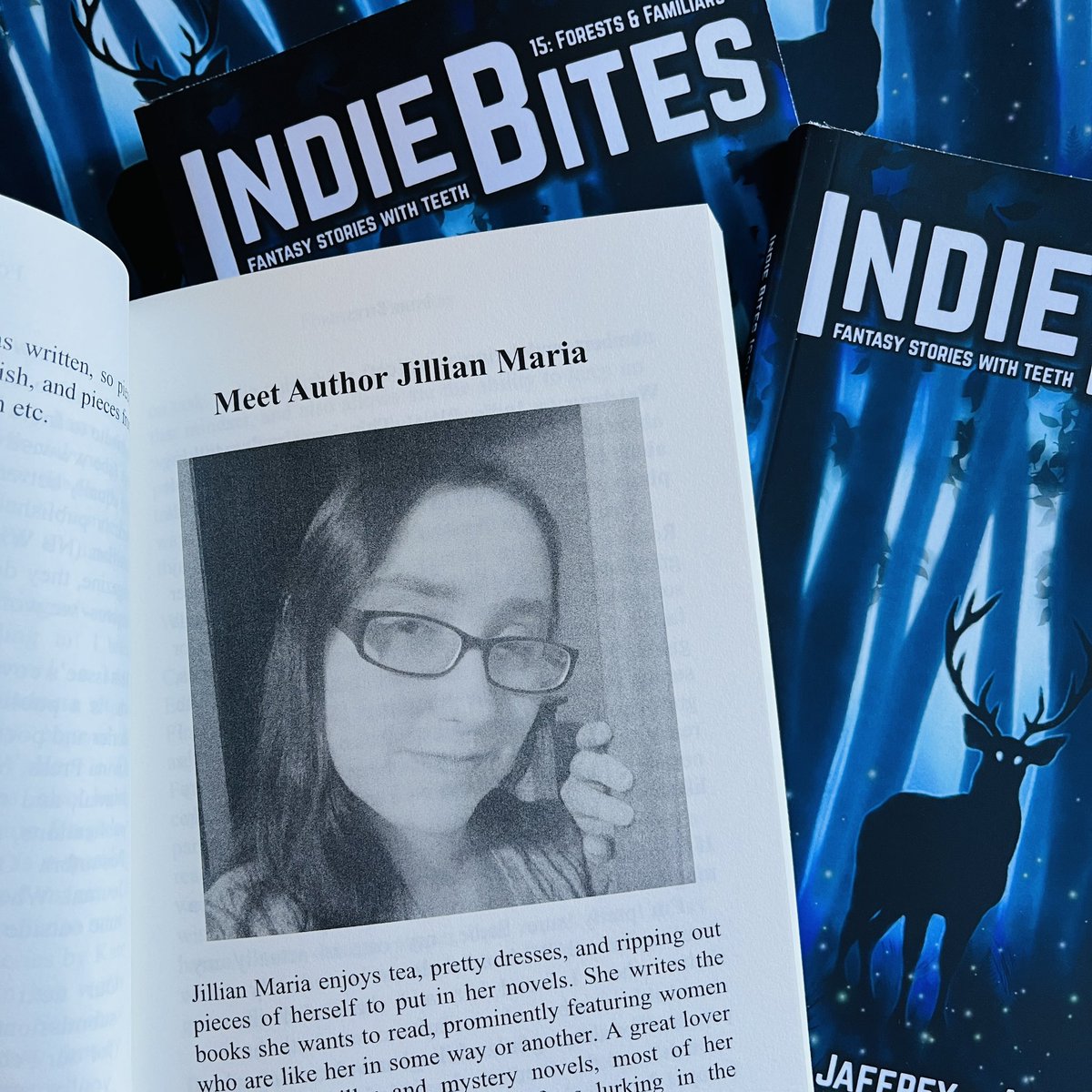 The featured author in our latest issue, Forests &amp; Familiars, is Jillian Maria <a href="/byjillianmaria/">Jillian Maria</a> 
Read the interview on our website!

silversunbooks.com/post/forests-f…