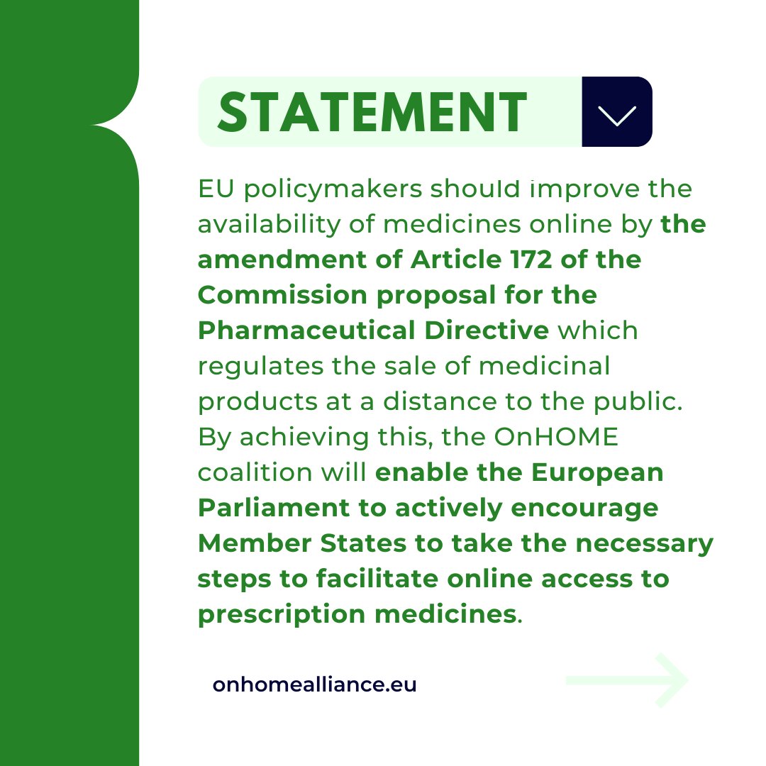 EHMAinfo's tweet photo. ๐Weโre proud to share that #EHMA has become a member of the #OnHOME Alliance as of July 2024.
๐Our collective goal is to ensure that every patient has the option to order their #medicines online and have them delivered directly to their doorstep by registered #pharmacies. https://t.co/3xcoikk3Q5