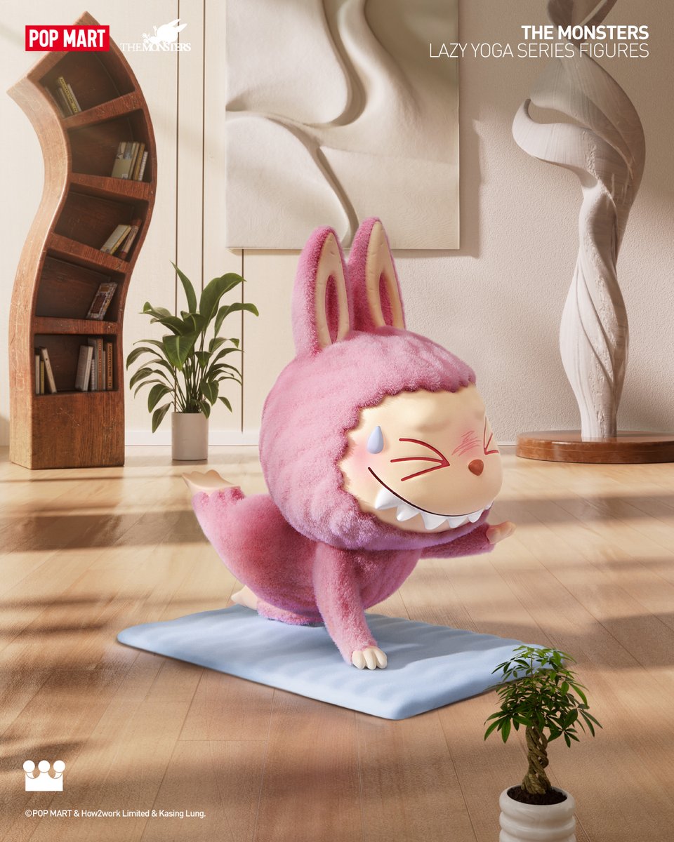 😊THE MONSTERS Lazy Yoga シリーズ ZIMOMOは人間界から森へヨガを