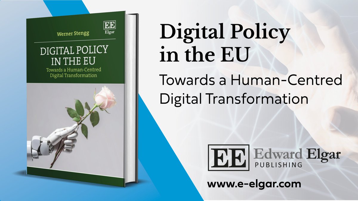 🆕 Digital Policy in the EU: Towards a Human-Centred Digital Transformation by <a href="/stengwe/">Stengg Werner</a>, Digital Expert <a href="/EU_Commission/">European Commission</a>

🆓 Chapter: Making Europe fit for the digital age ➡️ doi.org/10.4337/978103…

More information ➡️ e-elgar.com/shop/isbn/9781…

#BigTech #ArtificialIntelligence