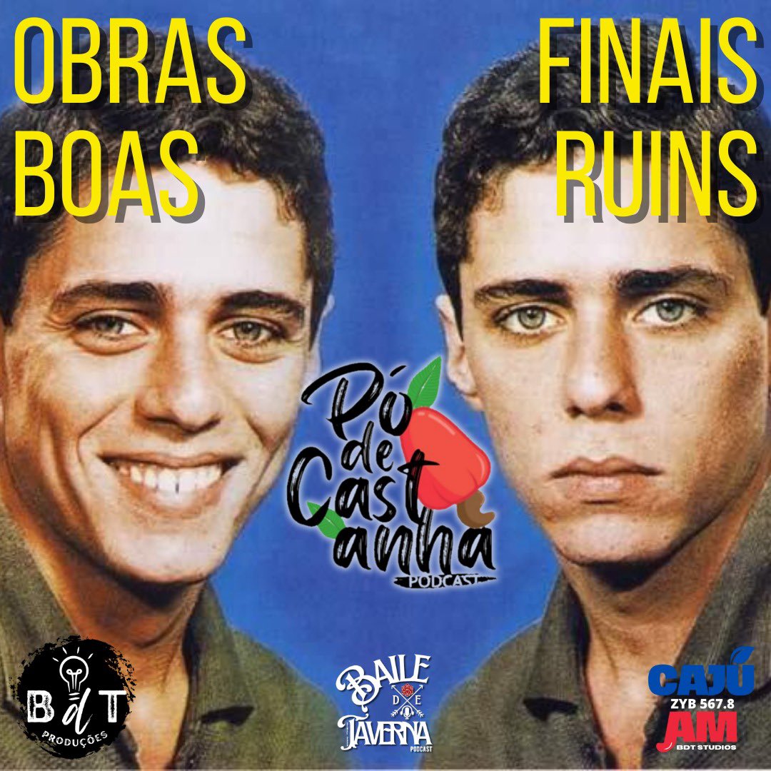 Fala Bailantes, bom dia 

Está no ar o novo episódio do Podcastanha, diretamente dos estúdios da Caju AM. 

Hoje falando sobre obras boas, mas que seus finais não entregam o que o resto da obra construiu. 

open.spotify.com/episode/3Y4ooJ…

Segue o Baile!