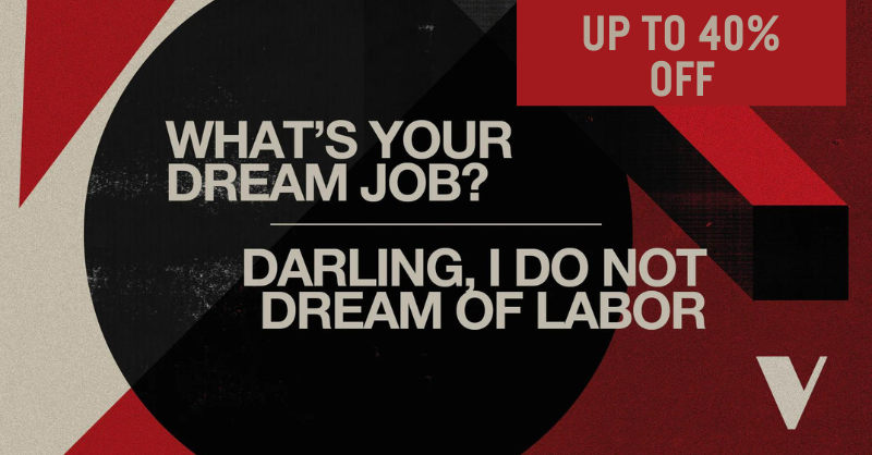 VersoBooks's tweet photo. Throughout your time in education you will be asked: ‘So, what’s your dream job?’. 

But what if you do not dream of labour? 

Try picking up post-work books for thinking beyond the confines of capitalism.