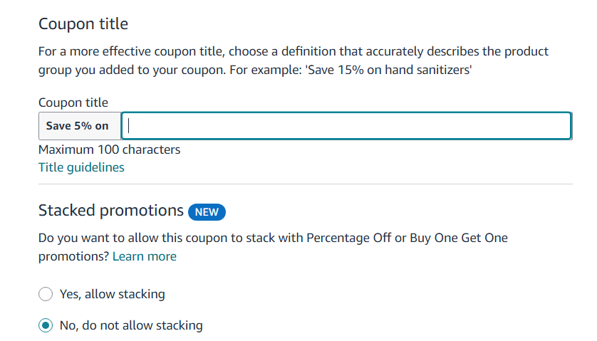 #Amazon artık kuponları birleştirilemez yapmanıza izin veriyor! Birçok satıcı, kuponları promosyonlarla birleştirilmesi durumuyla karşılaşıyordu artık kuponlarınızın birleştirilmesini engelleyebilirsiniz!

#amazon #amazonfba #eticaret #eihracat