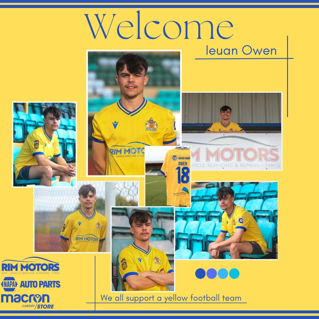 𝐈𝐞𝐮𝐚𝐧’𝐬 𝐨𝐧 𝐭𝐡𝐞 𝐢𝐬𝐥𝐚𝐧𝐝!🏝️

Barry Town United are delighted to welcome striker Ieuan Owen from Afan Lido

A quick paced and skilful attacker, Ieuan looks to set the #JDCymruPremier alight in his new 18 Town shirt🔥

Read more on Ieuan here👇
barrytown.co.uk/ieuan-owen-sig…