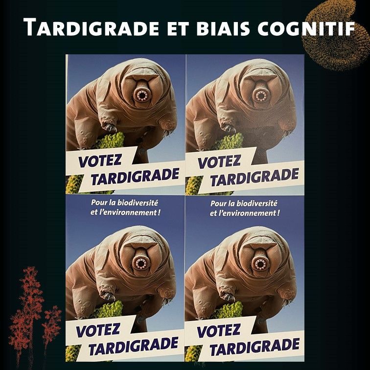 MuseumOrleans's tweet image. Pourquoi une campagne pour le #tardigrade au #MOBE ? Ces affiches illustrent le biais cognitif de “simple exposition”. Plus une information est répétée, plus il y a de chance que le cerveau s’y habitue, voire y associe un sentiment positif. 
#exposition #museumvisit #loiret