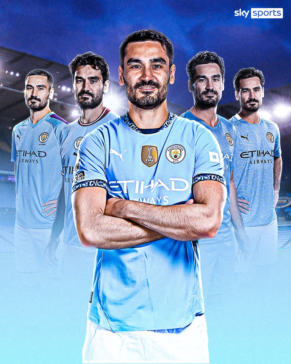 SkySportsPL's tweet image. BREAKING: Man City confirm Ilkay Gündogan has returned to the club on a free transfer from Barcelona 🔙🚨