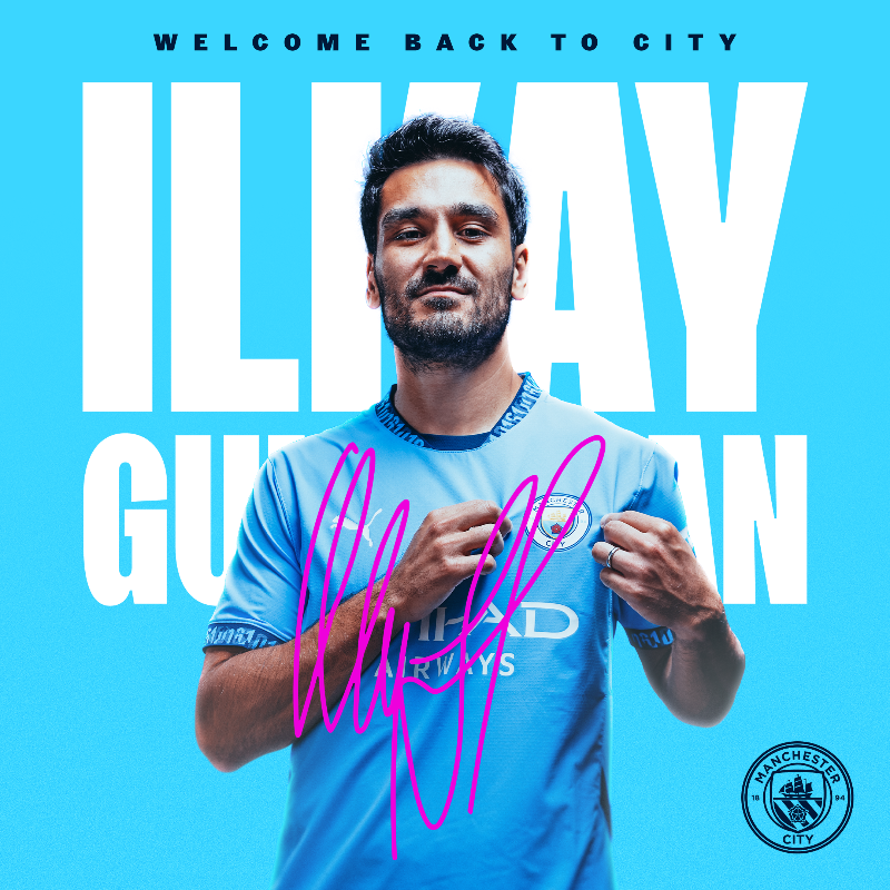 ManCity's tweet photo. He's home 🏡🩵