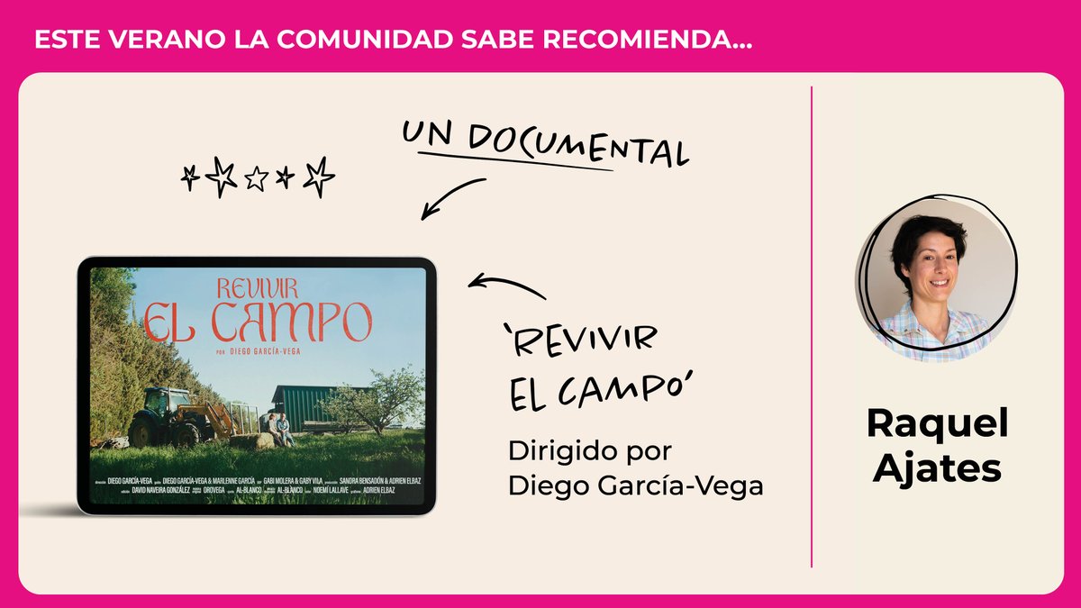 Comunidad SABE (@comunidad_sabe) on Twitter photo Rentabilidad vs. sostenibilidad ⚖️
📽️Esta semana Raquel Ajates nos descubre este documental de <a href="/DiegoGVega_/">Diego Garcia-Vega</a> sobre las diferencias y puntos de encuentro entre la agricultura profesional y la lucha contra la emergencia ecológica.
Míralo aquí 👀👇
youtube.com/watch?v=ncVKo6… Rentabilidad vs. sostenibilidad ⚖️
📽️Esta semana Raquel Ajates nos descubre este documental de <a href="/DiegoGVega_/">Diego Garcia-Vega</a> sobre las diferencias y puntos de encuentro entre la agricultura profesional y la lucha contra la emergencia ecológica.
Míralo aquí 👀👇
youtube.com/watch?v=ncVKo6…