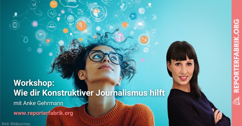 #Journalisten müssen über negative #Nachrichten berichten. Studien wie der Digital News Report zeigen aber: Die Nachrichtenmüdigkeit wächst. Der Konstruktive Journalismus möchte dort ansetzen. Im #Workshop zeigt @A_Gehrmann, was er anders macht. correctiv.link/hAQc #correctiv