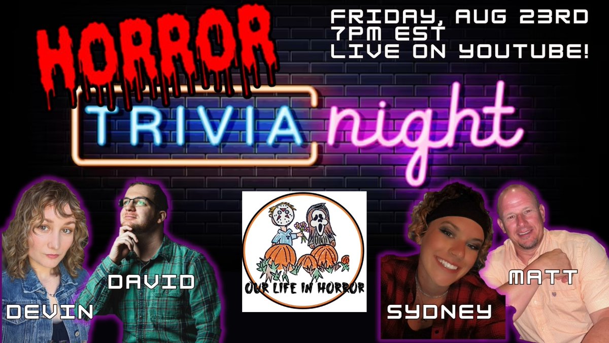 Tonight!!! Our contestants are <a href="/cadaverdogspod/">Cadaver Dogs Podcast</a> and <a href="/SlashorTrashPod/">Slash or Trash Podcast</a> !!! Come cheer them on and guess answers in the chat! 

youtube.com/live/gl6NwGzu-…