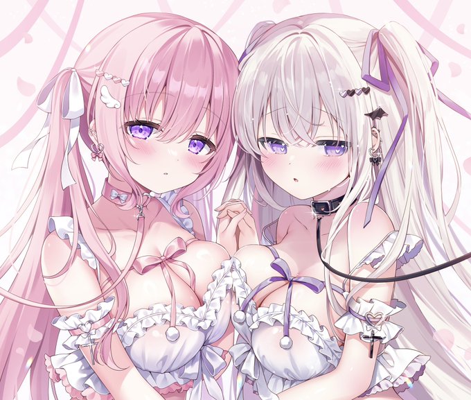 しおのさんとのコラボイラスト沢山見ていただきありがとうございます❣️ こちらのイラストのタペストリーをコミトレで頒布致します!通販もあるので来れない方はこちらを是非…!❤️‍🔥 https://booth.pm/ja/items/6015916