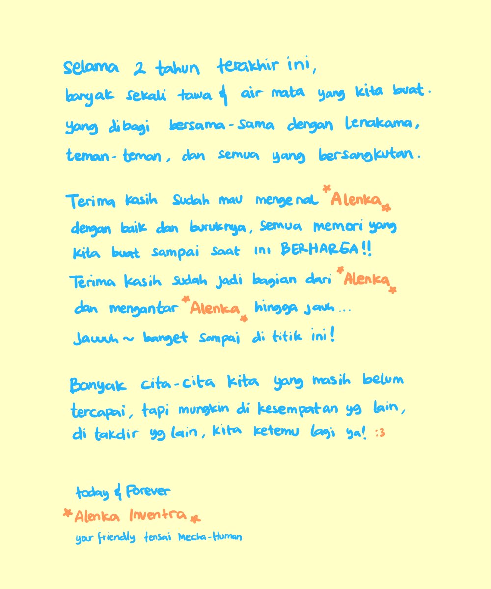 alenkainventra's tweet image. Otsukale~ 💛