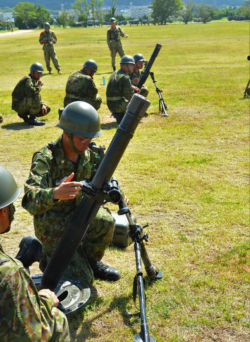 新隊員後期教育⑬】 ＃水陸機動団 新隊員後期教育隊は迫撃砲区隊による