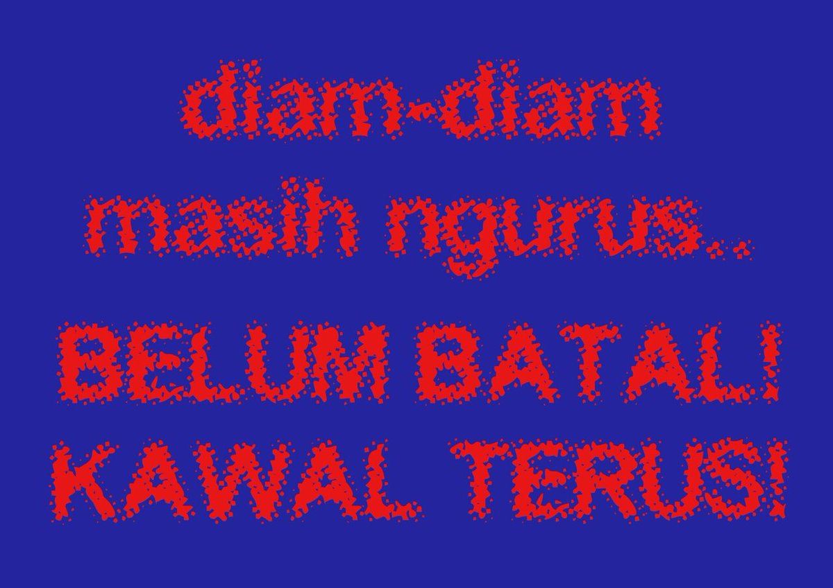 LAWAN! JANGAN LENGAH!
BATALKAN BUKAN DITUNDA!

#KawalPutusanMk  
#TolakPilkadaAkal2an  
#TolakPolitikDinasti