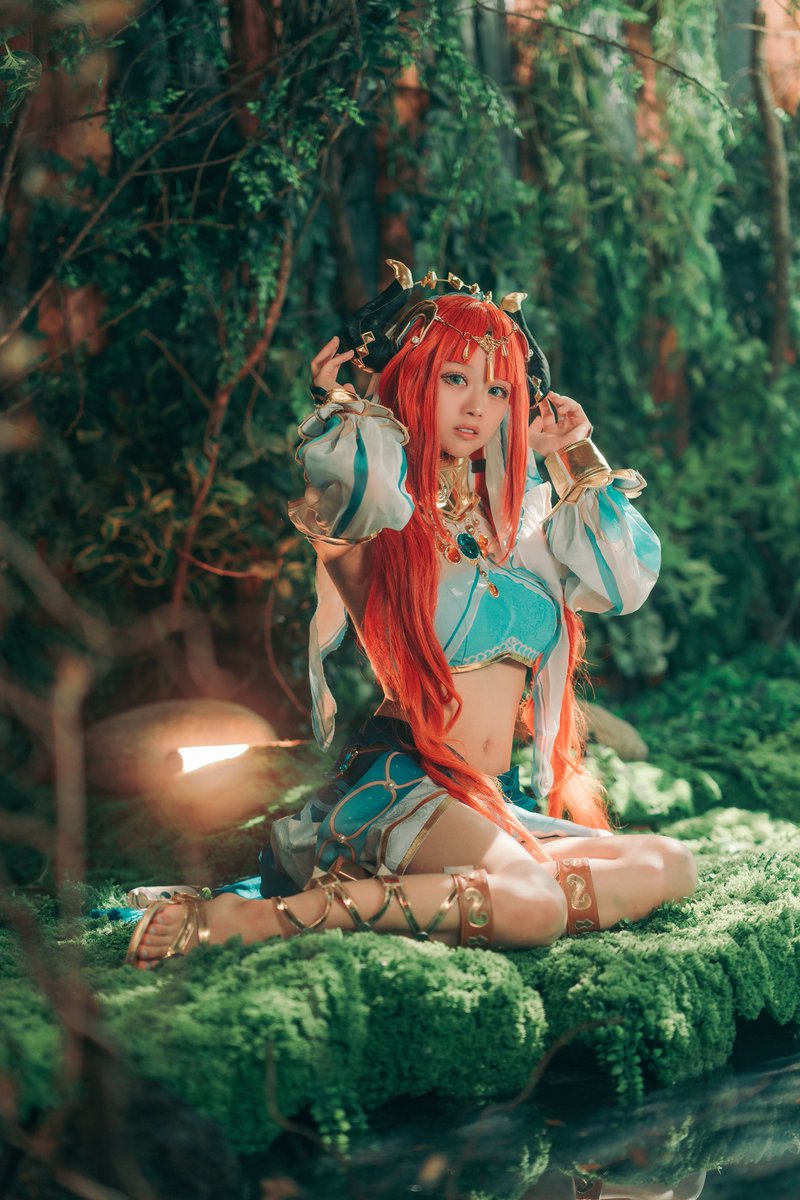 Rin53__03's tweet image. コスプレ/cosplay
原神/Genshin_Impact 
ニィロウ/Nilou/妮露

絨毯に舞い落ちる蓮光

Camera:ミリさん
#第二スタジオ小町