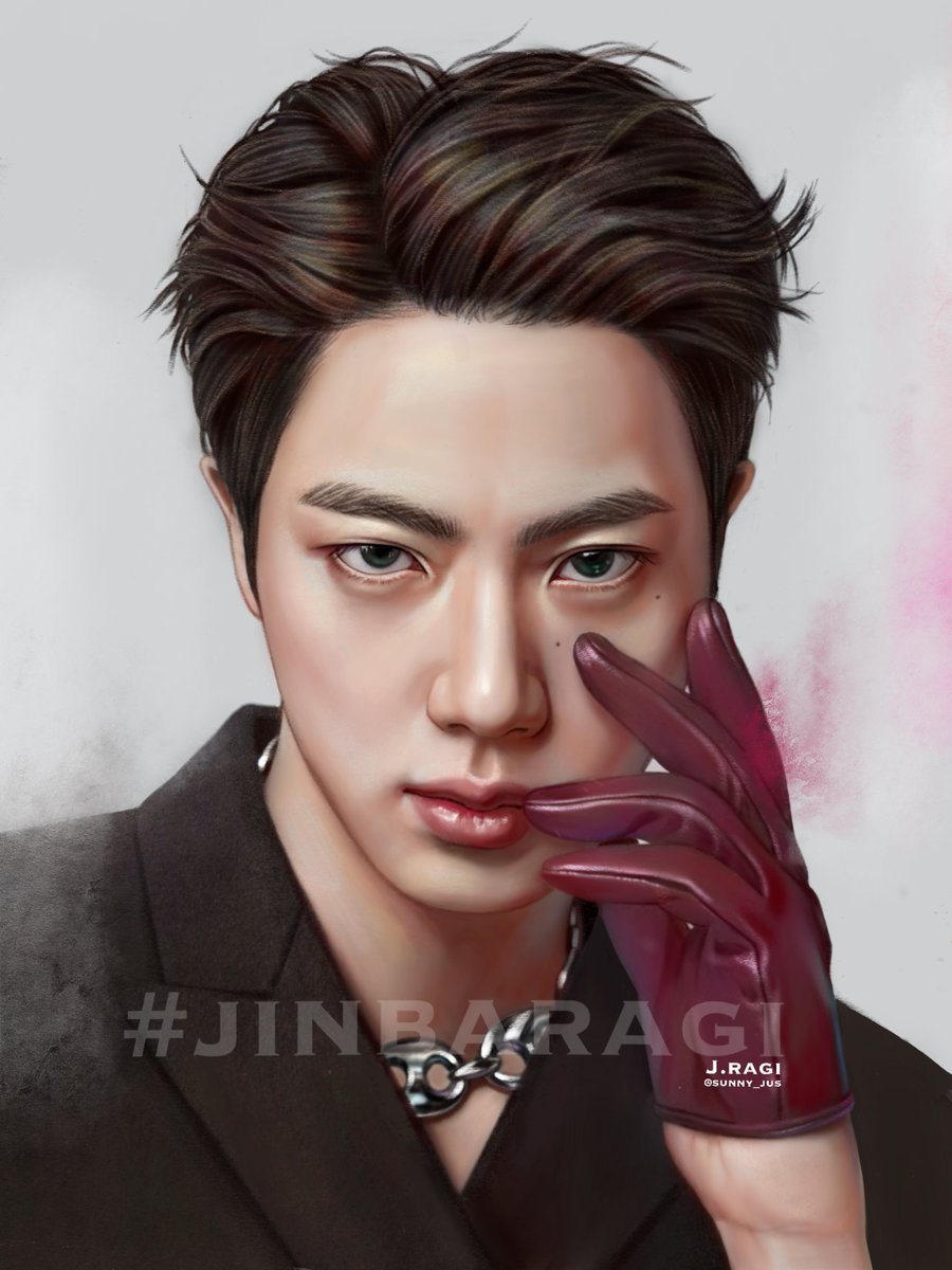 sunny_jus's tweet photo. ♣️♣️♣️

늑대 김석진.....미치겠다
그리는 동안 심장 간질간질 어후 🫂

#JinxGucci #JinxHarpersBazaar
#JIN #방탄소년단진 #진 @BTS_twt https://t.co/ahEfpoOWz0