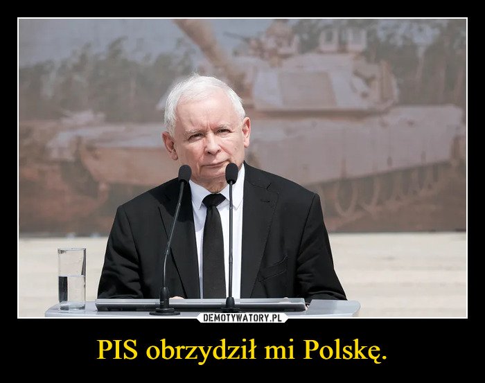 Na szczęście od października jest coraz lepiej, może odzyskam wiarę w ten kraj...