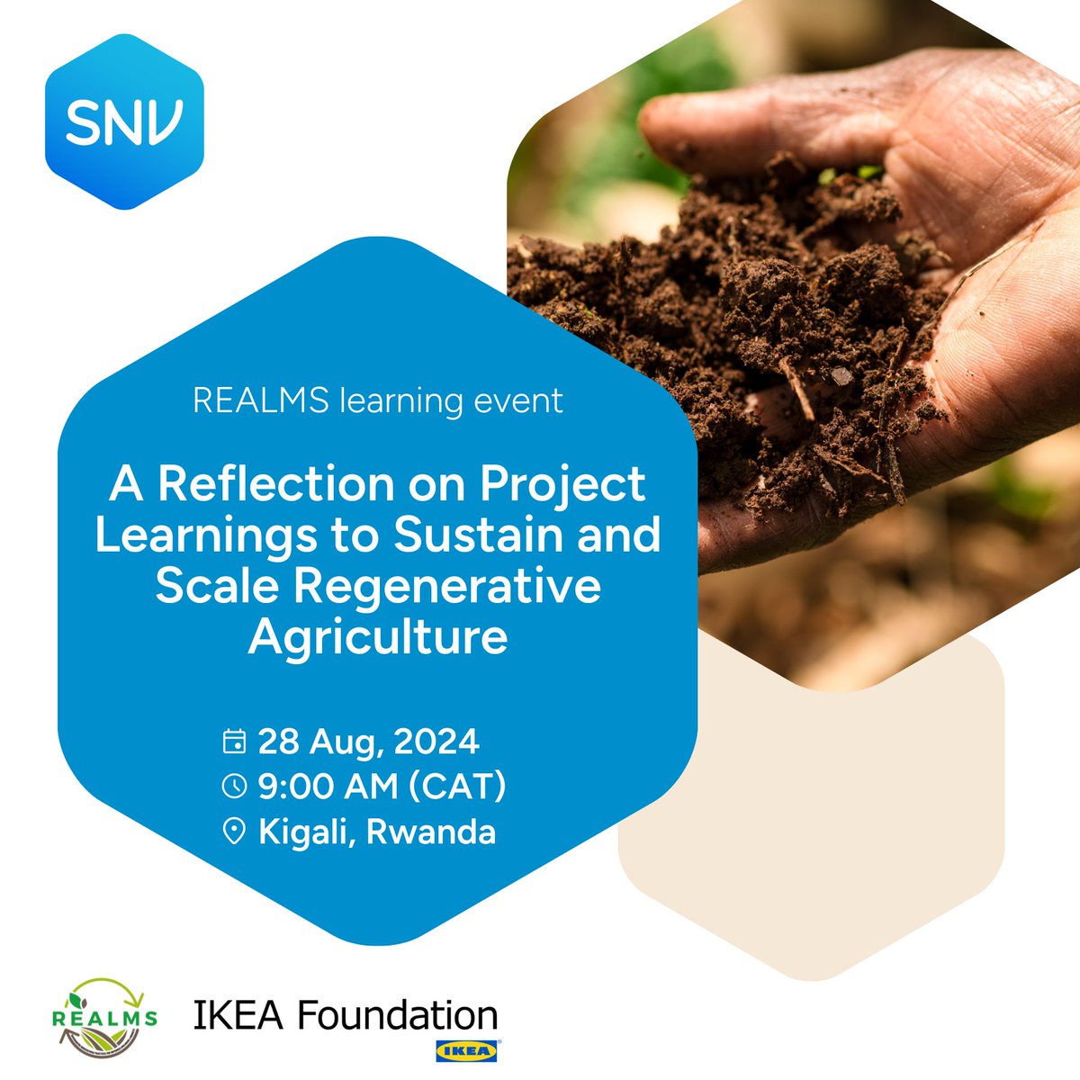 The REALMS project will host a 3-day learning event from 28 to 30 Aug, 2024. The event will explore progress &amp; insights from the last 4 years &amp; opportunities for sustaining &amp; scaling our impact 🌱.

Stay tuned for live updates through <a href="/realms2020/">REALMS</a>!

#REALMSLearningEvent