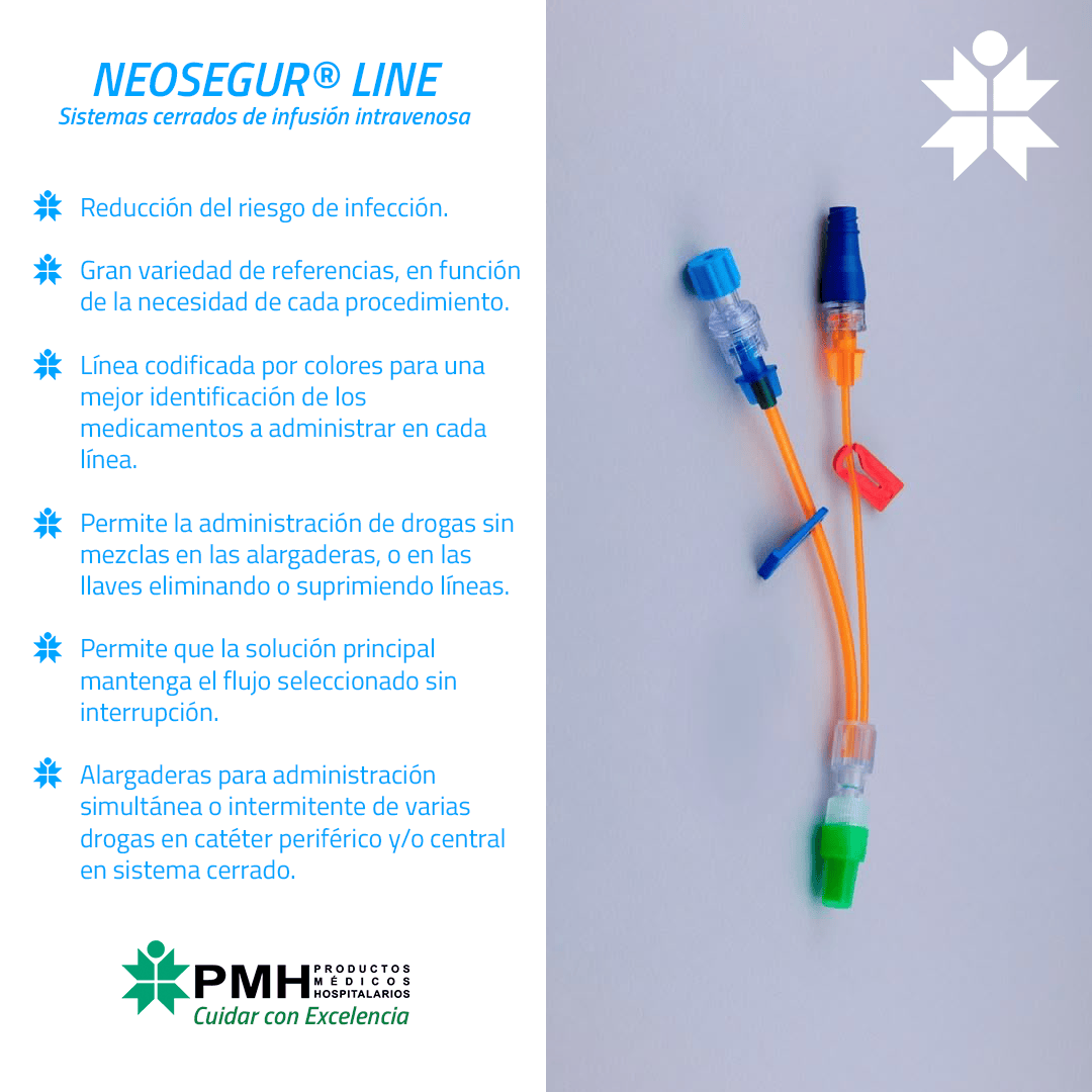 Presentamos nuestros sistemas cerrados de infusión intravenosa Neosegur® Line.

👉 Más información: pmh.com.es/neosegur-line

#TerapiaInfusión #hospitales #médicos #enfermeria #healthcare #pmh