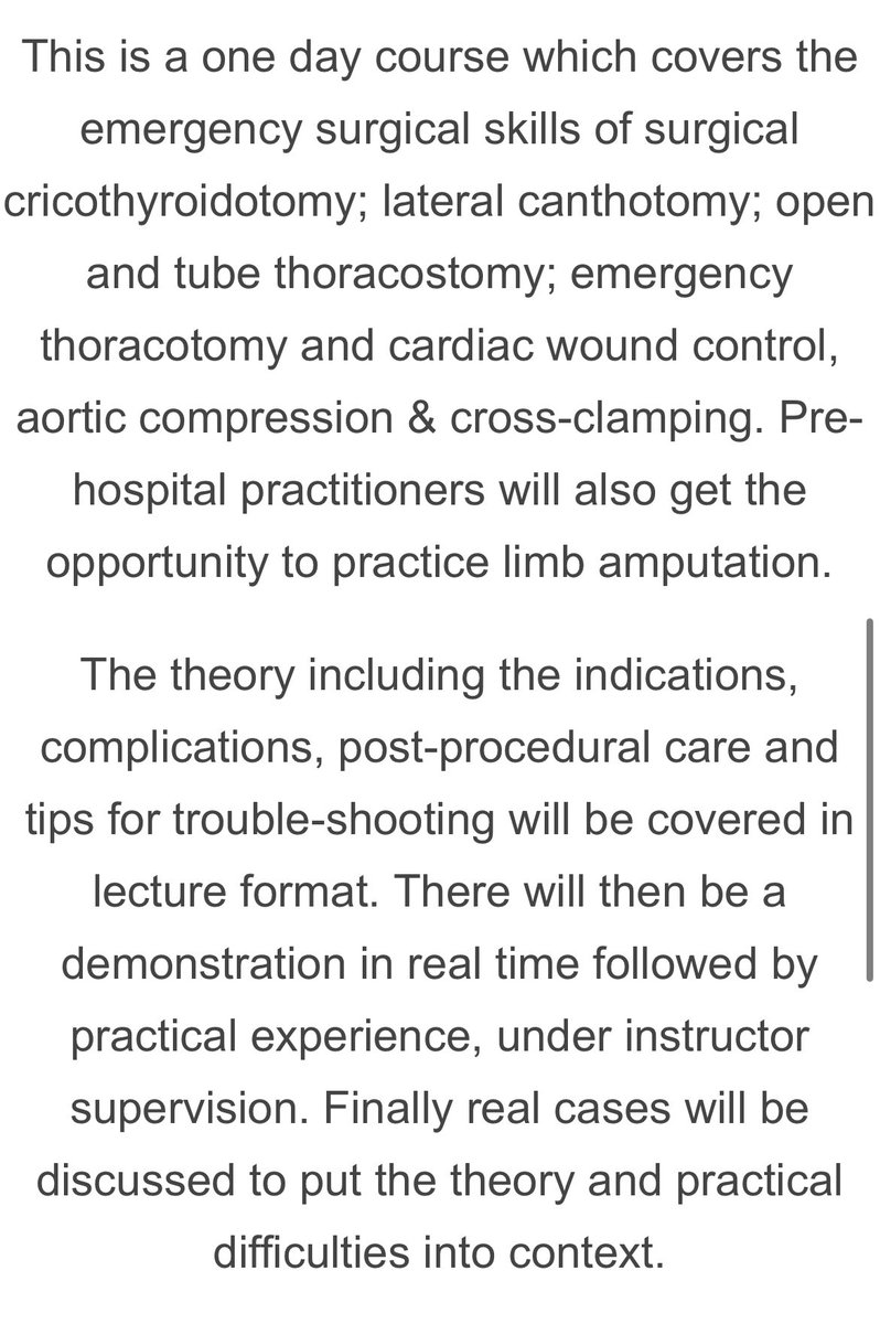 Caroline Leech (@leechcaroline) on Twitter photo ‼️West Mids Emergency Surgical Skills course - a couple of places available on 26th November course in Coventry. For critical care/specialist paramedics or nurses (no doctor places left ☹️sorry). 
mededcoventry.org/CourseBooking/… ‼️West Mids Emergency Surgical Skills course - a couple of places available on 26th November course in Coventry. For critical care/specialist paramedics or nurses (no doctor places left ☹️sorry). 
mededcoventry.org/CourseBooking/…