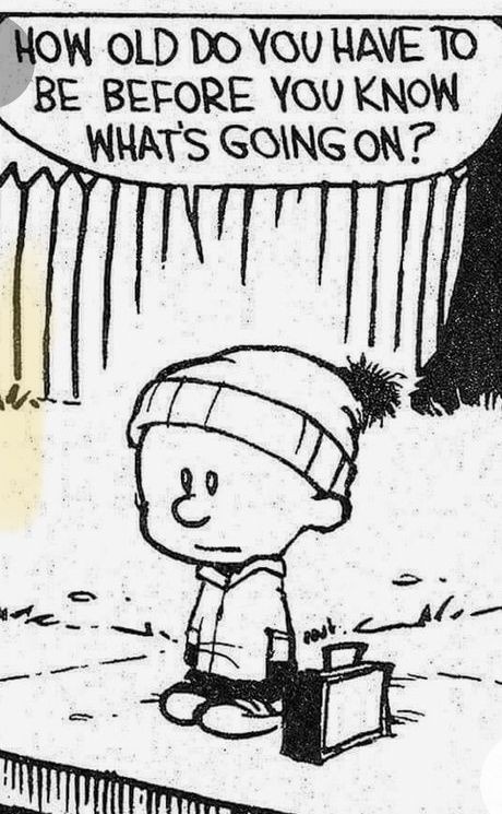 Calvin's good question