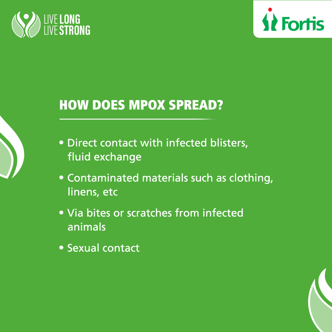 fortis_hospital's tweet photo. Mpox is a viral infection caused by the monkeypox virus, with two distinct clades. Declared a public health emergency by WHO, awareness is key to prevention. If you have symptoms, contact your healthcare provider. Stay informed and #LiveLongLiveStrong.
#Mpox #FortisHealthcare https://t.co/BspgYtXmyX