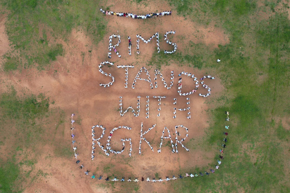 ranchi_rims's tweet photo. RIMS stands with RG Kar, all Doctors, and other healthcare professionals nationwide. 

@RIMSJDA @HLTH_JHARKHAND @BannaGupta76 @MoHFW_INDIA https://t.co/lhN6TaZ4lA
