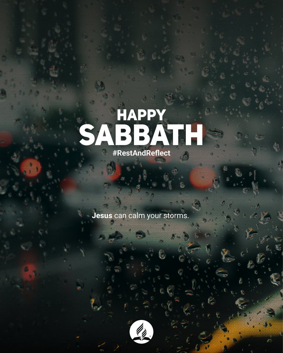 jhadventist's tweet photo. When Jesus woke up, he rebuked the wind and said to the waves, “Silence! Be still!” Suddenly the wind stopped, and there was a great calm. Mark 4:39 NLT

Happy Sabbath!

#HappySabbath https://t.co/PnCNpFtvVR