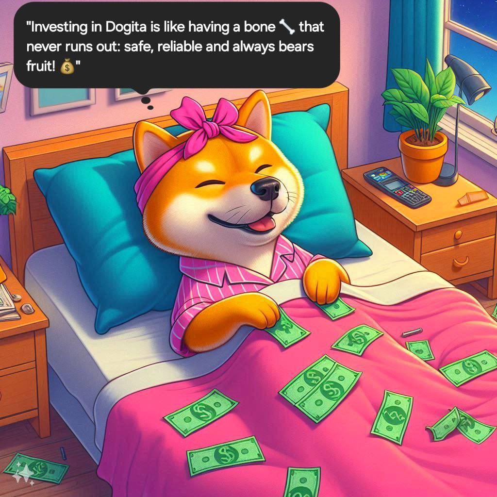 $DOGITA is the only female memecoin with the potential to reach #Binance! With our V2 Roadmap , staking and global marketing on the way, Dogita is set to make waves. Position yourself before the moonshot and join our powerful community.