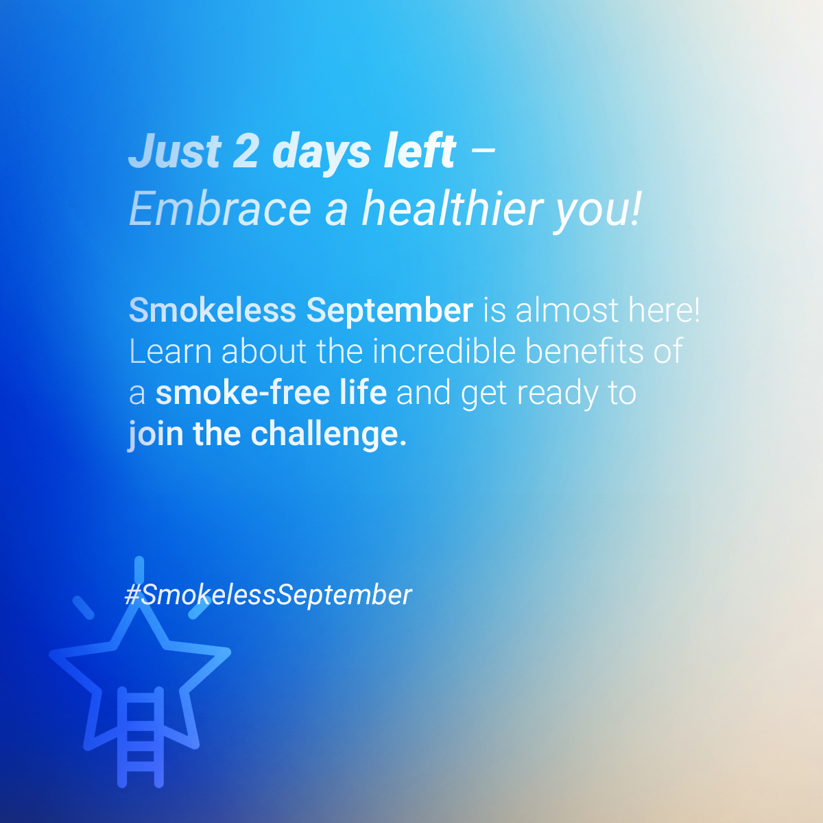 storz_bickel's tweet photo. 2 DAYS LEFT until #SmokelessSeptember ππ¨
#YesToSmokeless π«π₯
#storzandbickel #smokeless #quittingsmoking https://t.co/2dGT5owNlN
