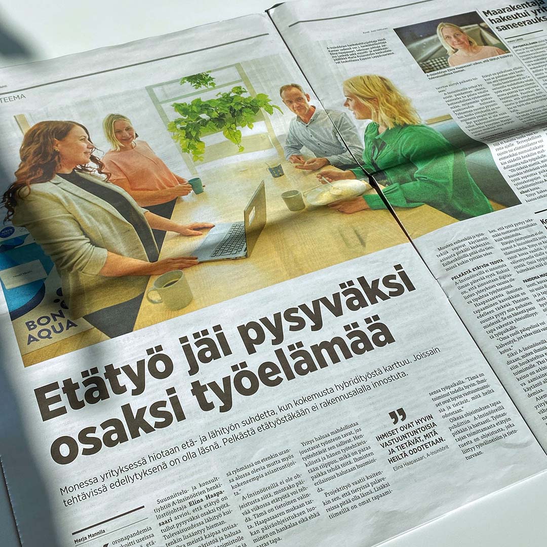 Meillä on puuroa parempi aamupala ja luottamus kohdillaan! 💛 Keskinäinen luottamus on arvokas asia – myös silloin kun mietitään, missä työt tehdään. Etänä taikka toimistolla ihmisestä ja työtehtävästä riippuen.

Rakennuslehti teki juttua 👉 hubs.ly/Q02MkZTs0