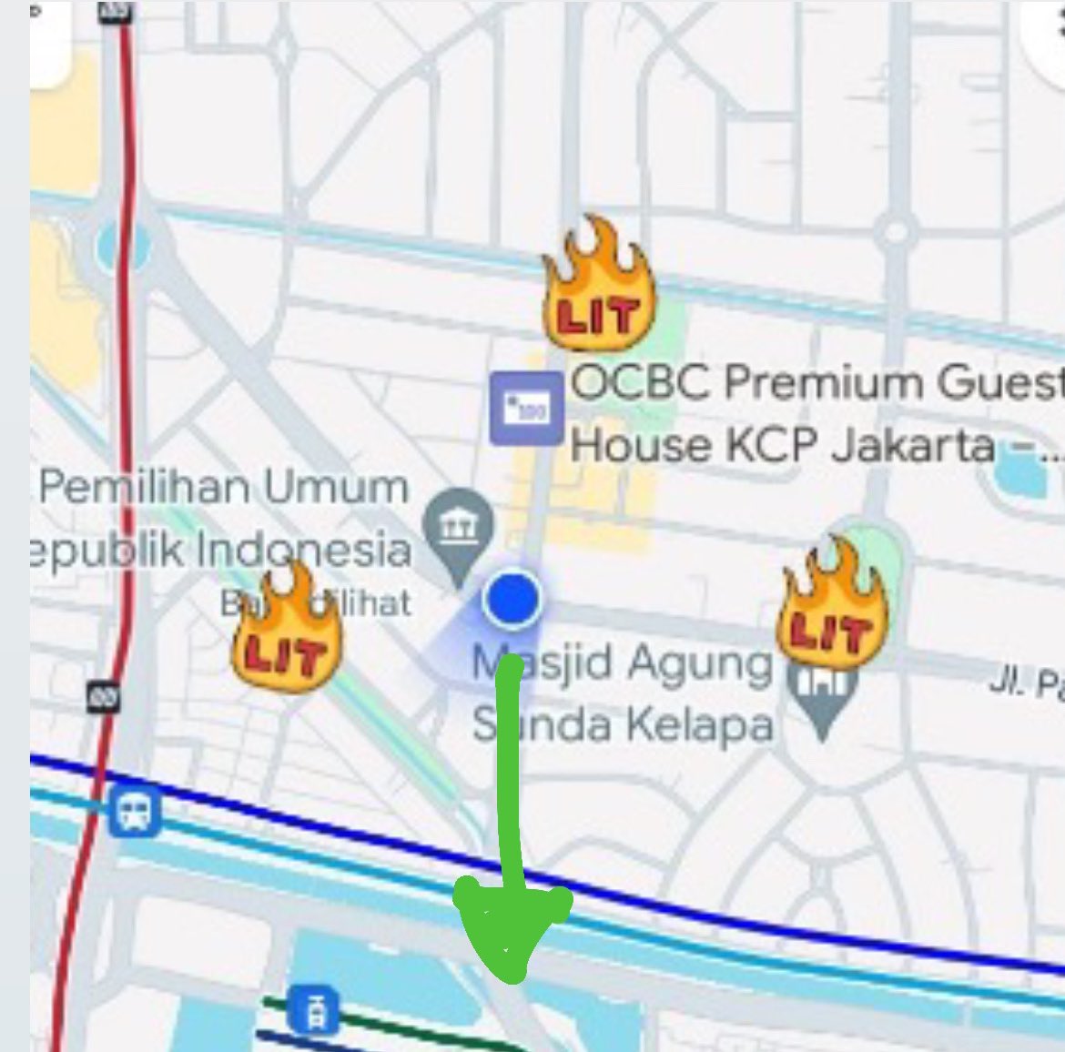 ‼️JALUR KELUAR DI SEKITAR KPU RI‼️

Buat teman-teman yang aksi, disarankan keluar ke arah Selatan (panah hijau) karena di arah Utara, Timur dan Barat tempat dijaga oleh aparat dan ormas. 

Sudah jam 17.45, disarankan membubarkan diri. Semoga pulang dengan selamat!

STAY SAFE DAN