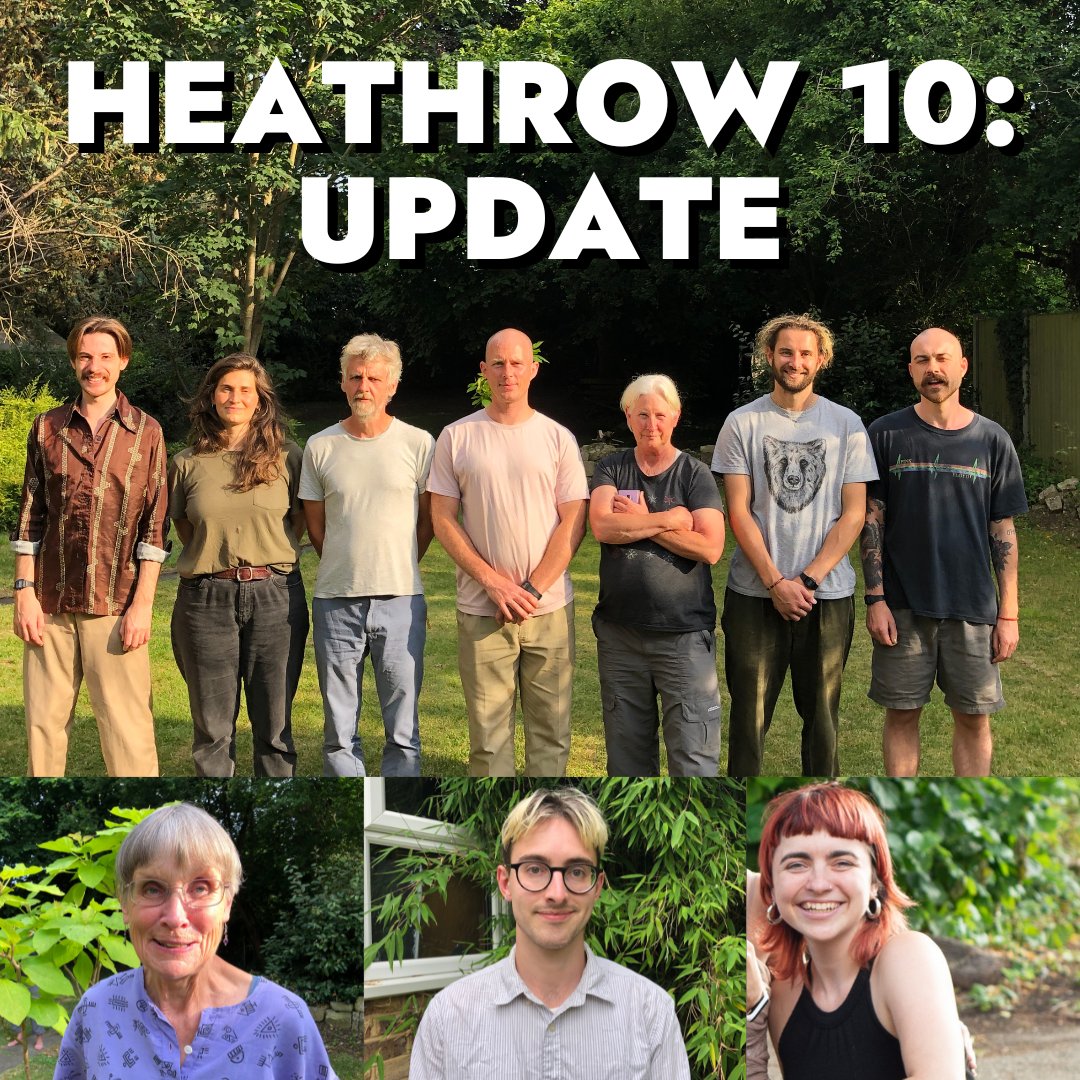 HEATHROW 10: UPDATE

Yesterday, the #Heathrow10 appeared in Isleworth Crown Court for a case management hearing after being arrested in July. Eight of them have been on remand in prison for the charge of Conspiracy to Interfere with Key National Infrastructure.

Hannah Schaffer,