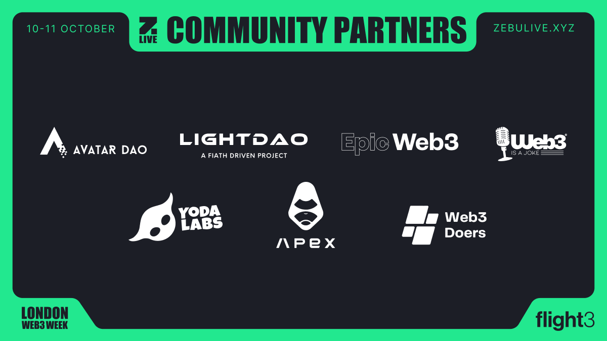 Zebu_live's tweet photo. Another day, another round of incredible community partners!
These legends are shaking things up and we’re pumped to have them on board🤝
Ready to see who’s joining us?
Let’s find out!👇 https://t.co/tUENL5JLVz
