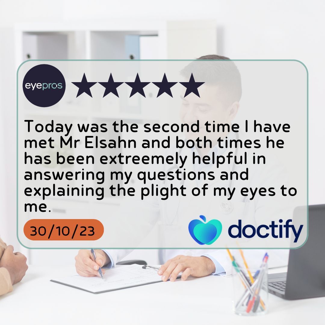 eyepros10200's tweet image. We love hearing from our patients! Here's what one of them had to say about their experience . 💙 

#PatientTestimonial #Eyepros #PatientCare