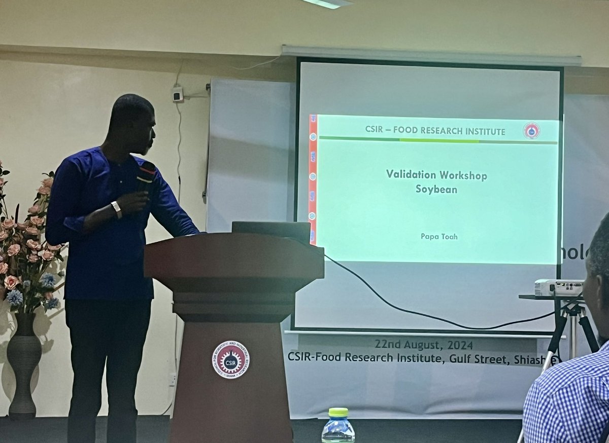 FAOGhana's tweet photo. "Soybeans = better nutrition, healthier diets! FAO is grateful for the collaboration of stakeholders as we validate our soybean processing &amp; utilization guidelines.

#OneCountryOneProduct https://t.co/WRcRLJkmA2
